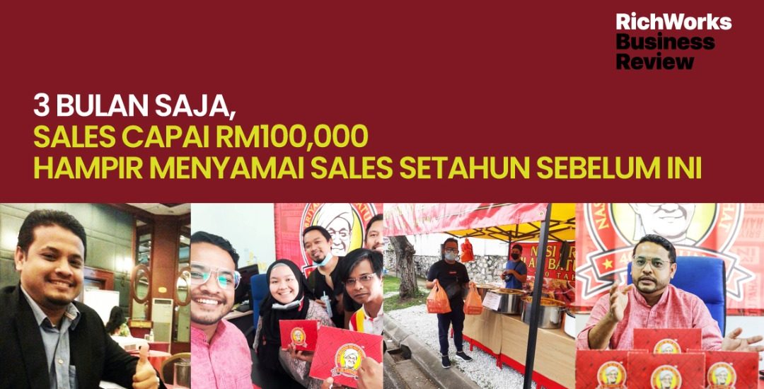 Nasi Briyani Hj Ali Batu Pahat : 3 Bulan Saja, Sales Capai RM100,000 Hampir Menyamai Sales Setahun Sebelum ini